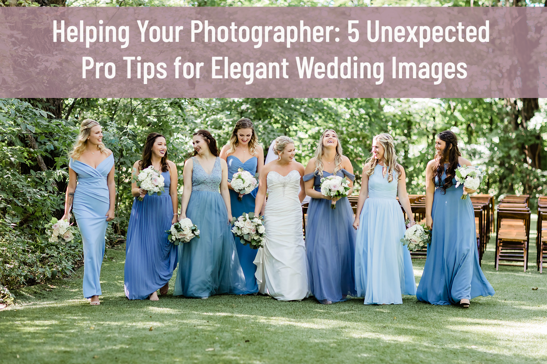 Unexpected pro tips for helping your photographer get elegant wedding images