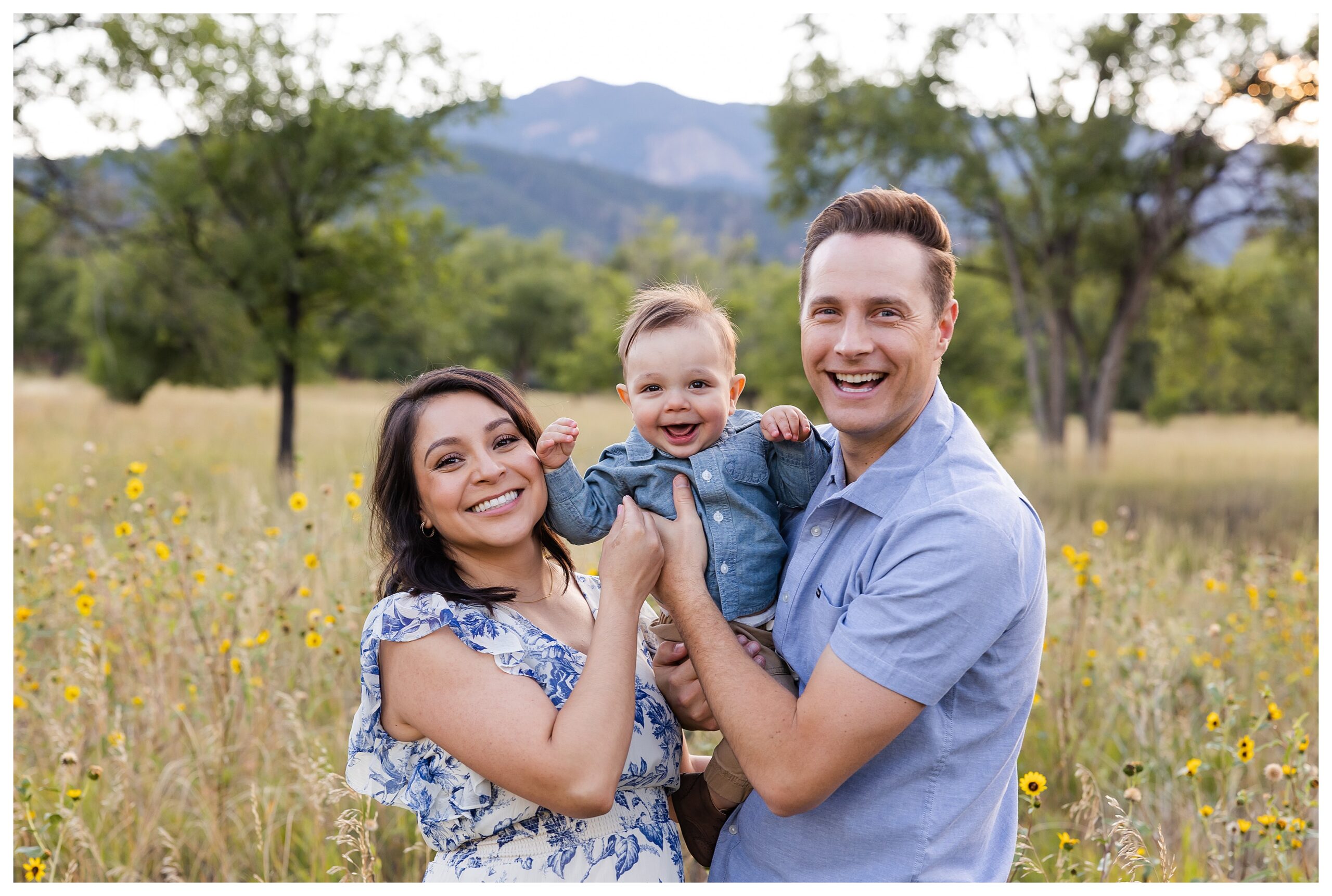 Colorado Springs family photography at Bear Creek Park
